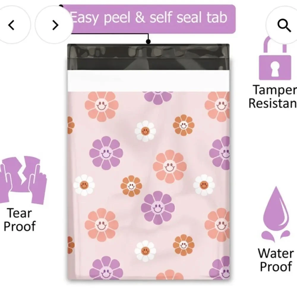 Poly mailers 6x9 and 10x13 sizes 35 poly and 35 stickers